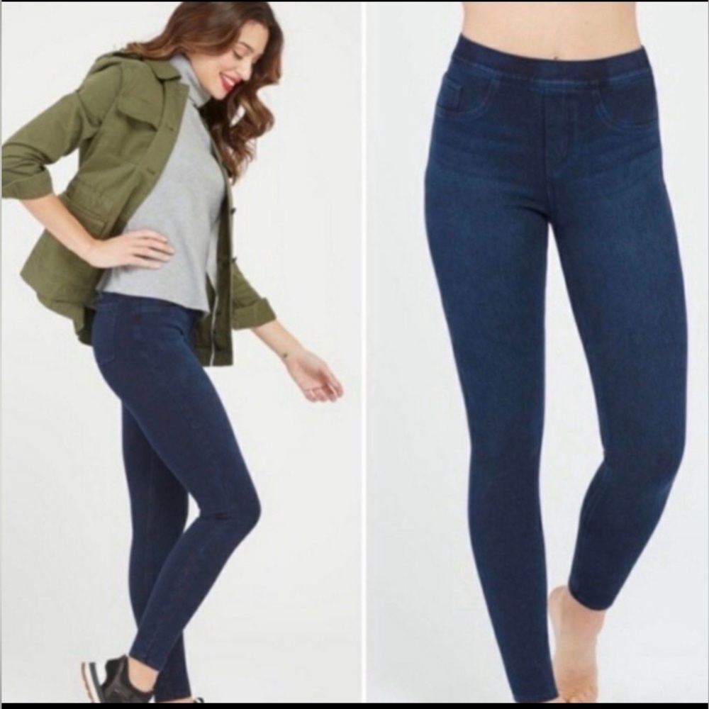 SPANX Jeanish Ankle Leggings Size Small